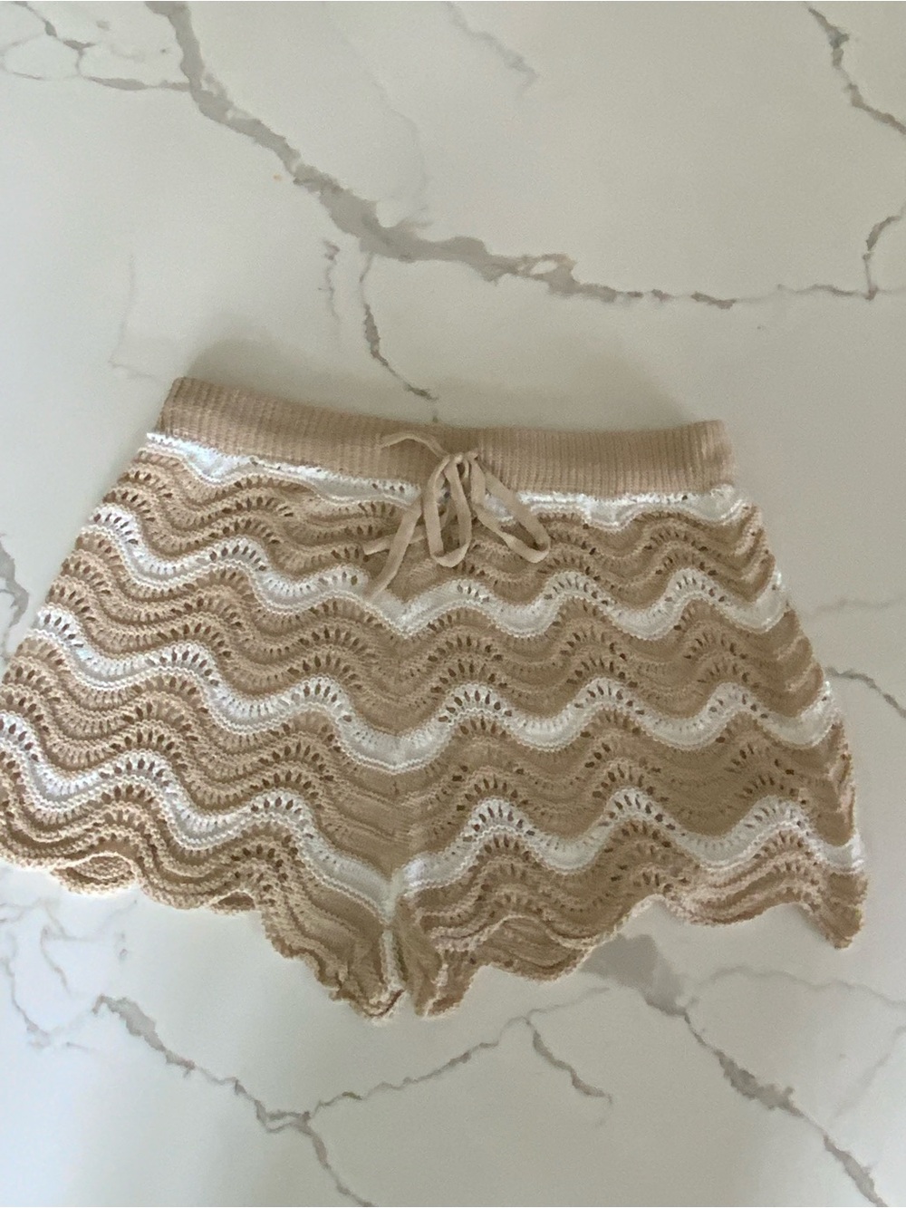Cupshe Coral Garden Striped Shorts & Castaway Cutie Striped Cover-Up Top - Picture 5 of 6
